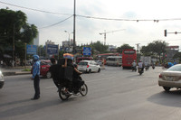 [Ảnh] Lực lượng Công an tăng cường tại khu vực bến xe phục vụ nghỉ 2-9