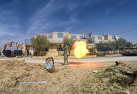 [ẢNH] Mưa bom Nga giúp quân đội Syria đánh gục nhóm thánh chiến tử thủ tại Đông Ghuota