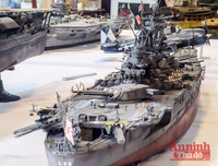 [ẢNH] Choáng ngợp những khí tài quân sự do người đam mê mô hình ở Hà Nội lắp ráp, chế tạo