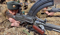 [ẢNH] Thiết kế khác lạ của khẩu súng máy biểu tượng cho sức mạnh bộ binh Triều Tiên