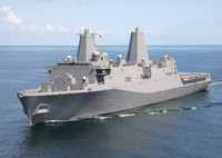 [ẢNH] Siêu tàu đổ bộ Mỹ đi qua eo biển Đài Loan giữa lúc căng thẳng với Trung Quốc