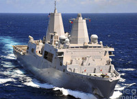 [ẢNH] Siêu tàu đổ bộ Mỹ đi qua eo biển Đài Loan giữa lúc căng thẳng với Trung Quốc