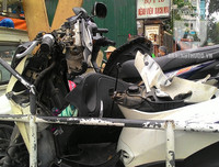 [ẢNH] Hiện trường đáng sợ vụ tai nạn 