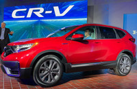 [ẢNH] Honda CR-V 2020 ra mắt, thêm bản hybrid, loại bỏ cần số