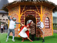 Halloween Sun World Ba Na Hills đẹp rực rỡ với hơn 10 tấn bí, ngô, táo trang trí