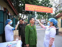 Công an Hà Nội chủ động phòng dịch, tăng cường kiểm tra chống Covid-19