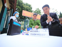 Công an Hà Nội chủ động phòng dịch, tăng cường kiểm tra chống Covid-19