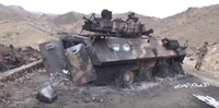 [ẢNH] Houthi thắng lớn, phá hủy và thu giữ nhiều xe thiết giáp tối tân của Saudi Arabia