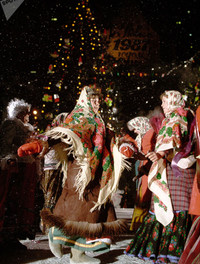 [Ảnh] Nhìn lại không khí rộn ràng đón năm mới thời Liên Xô