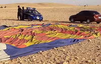 Gió mạnh làm rơi khinh khí cầu tại Ai Cập