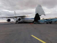 [ẢNH] Điều gì đang xảy ra khi An-124 lại tới Algeria để đưa Su-24 về Nga?