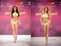 Huyền My mặc bikini, đọ sắc vóc nóng bỏng với thí sinh Miss Grand