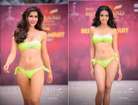 Huyền My mặc bikini, đọ sắc vóc nóng bỏng với thí sinh Miss Grand