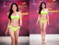 Huyền My mặc bikini, đọ sắc vóc nóng bỏng với thí sinh Miss Grand