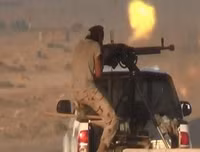 IS đang sở hữu hàng ngàn súng máy hạng nặng từng bắn rơi máy bay Mỹ