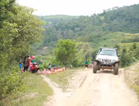 Đua xe địa hình, chinh phục đỉnh Tây Côn Lĩnh