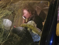 [ẢNH] Người lái BMW tông loạt xe máy dừng đèn đỏ ở TP.HCM nhận ''có bia rượu''