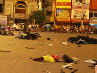 [ẢNH] Người lái BMW tông loạt xe máy dừng đèn đỏ ở TP.HCM nhận ''có bia rượu''