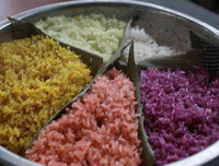 Xôi ngũ sắc: Đặc sản bắt mắt của núi rừng Tây Bắc