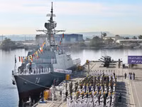 [ẢNH] Chiến hạm mạnh nhất Iran sắp có màn chạm trán lịch sử với tàu Anh, Mỹ?