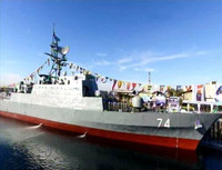 [ẢNH] Chiến hạm mạnh nhất Iran sắp có màn chạm trán lịch sử với tàu Anh, Mỹ?