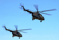 [ẢNH] Trực thăng Mi-8 Nga lại rơi sau khi Su-57 lao xuống đất