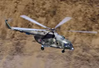 [ẢNH] Trực thăng Mi-8 Nga lại rơi sau khi Su-57 lao xuống đất