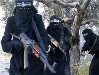 Máy bay Mỹ tiêu diệt chiến binh 'Góa phụ trắng' của IS tại Syria