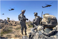 [ẢNH] Đoàn xe quân đội Mỹ bị tấn công tại Syria