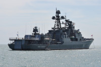 [ẢNH] Tàu chống ngầm cỡ lớn của Nga nhận tên lửa siêu thanh Zircon cực mạnh