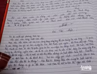 [Ảnh] Lời cảm ơn của người trở về sau thời gian cách ly: 