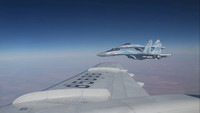[ẢNH] Su-35 Nga suýt bắn hạ F-16 Thổ Nhĩ Kỳ trên bầu trời Syria?