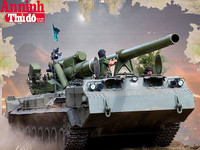 [ẢNH] Nga biên chế 12 siêu pháo bắn đạn hạt nhân với uy lực khủng khiếp trong tình hình nóng