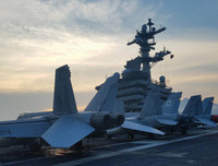 [ẢNH] Sức mạnh kinh hoàng từ dàn tiêm kích trên tàu sân bay USS Carl Vinson có thể vô hiệu hóa ngay một quốc gia