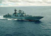 [ẢNH] Tàu chống ngầm cỡ lớn của Nga nhận tên lửa siêu thanh Zircon cực mạnh