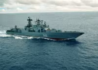 [ẢNH] Tàu chống ngầm cỡ lớn của Nga nhận tên lửa siêu thanh Zircon cực mạnh