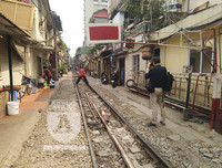 [ẢNH] CSGT Đường sắt tuần tra, tuyên truyền tại 