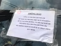 Đỗ ô tô kiểu... hồn nhiên dưới thông báo cấm đỗ, thì sao?...