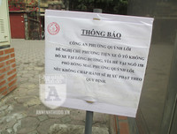 Đỗ ô tô kiểu... hồn nhiên dưới thông báo cấm đỗ, thì sao?...