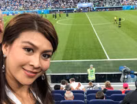 [ẢNH] Á hậu Thái Lan tử nạn trong vụ máy bay chở Chủ tịch Leicester rơi