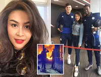 [ẢNH] Á hậu Thái Lan tử nạn trong vụ máy bay chở Chủ tịch Leicester rơi