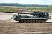 [ẢNH] Sự thật pháo tự hành 2S7M Malka khai hỏa chính xác 