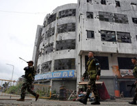 Thành phố Marawi hoang tàn sau khi Philippines chiến thắng khủng bố