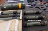 [ẢNH] Quân đội Syria thu được vũ khí chống tăng lạ và cực kỳ nguy hiểm từ phiến quân
