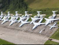 [ẢNH] Kinh ngạc trước số lượng máy bay cảnh báo sớm A-50 của Nga trong tình trạng dự trữ