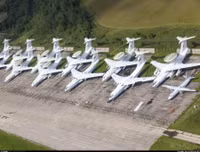 [ẢNH] Kinh ngạc trước số lượng máy bay cảnh báo sớm A-50 của Nga trong tình trạng dự trữ