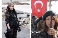 [ẢNH] Vẻ đẹp mê hoặc của nữ binh sĩ Thổ Nhĩ Kỳ