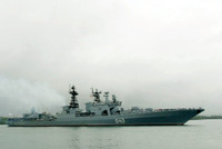 [ẢNH] Tàu chống ngầm cỡ lớn của Nga nhận tên lửa siêu thanh Zircon cực mạnh