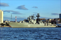 [ẢNH] Tàu chống ngầm cỡ lớn của Nga nhận tên lửa siêu thanh Zircon cực mạnh