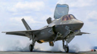 [ẢNH] Chiến đấu cơ F-35B Mỹ thực hiện màn 'Voi đi bộ' trước khi điều tới Biển Đông